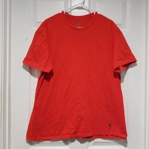 2 Polo by Ralph Lauren Short Sleeve Red Orange & Blue Crewneck Basic Undershirts